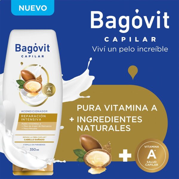 BAGOVIT CAPILAR REPARACIÓN INTENSIVA  ACONDICIONADOR 350 ml - Imagen 3