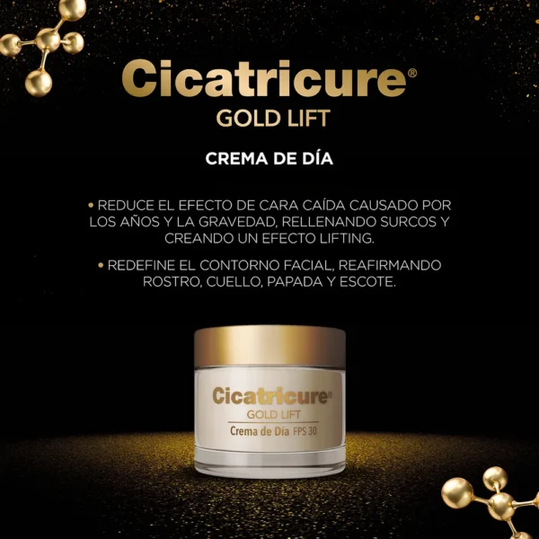 CICATRICURE ANTIAGE GOLD LIFT CREMA DE DÍA FPS30 50gr - Imagen 3