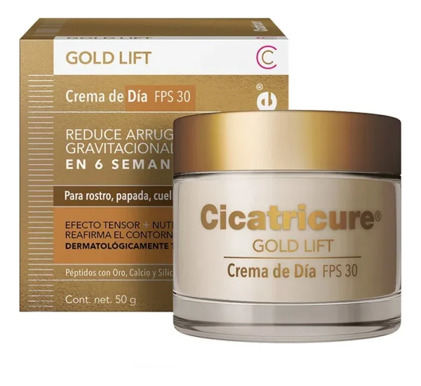 CICATRICURE ANTIAGE GOLD LIFT CREMA DE DÍA FPS30 50gr - Imagen 2