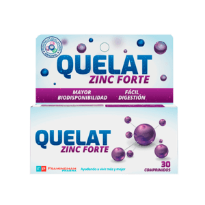 QUELAT ZINC FORTE 30 comprimidos