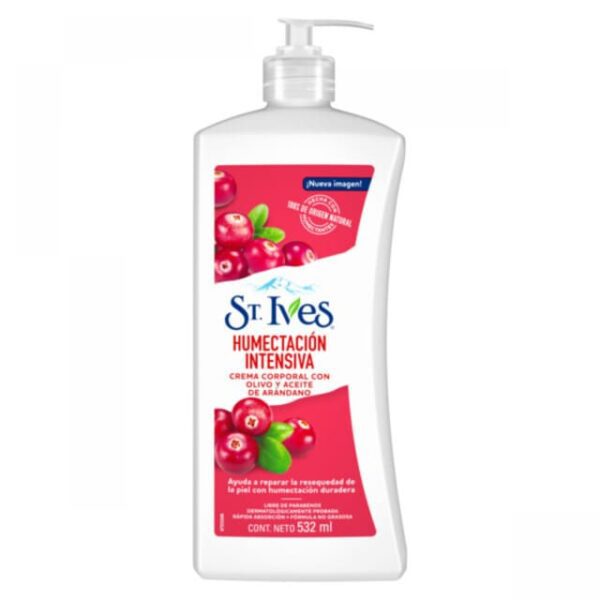 ST IVES CREMA CORPORAL HUMECTACIÓN INTESIVA 532ml