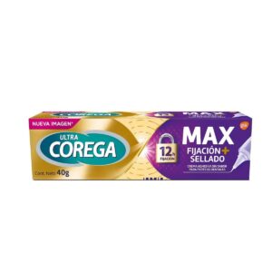 COREGA ULTRA MÁXIMO SELLADO CREMA ADHESIVA SIN SABOR 40gr