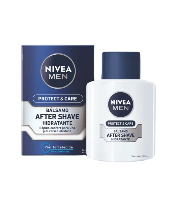 NIVEA FOR MEN BÁLSAMO AFTER SHAVE HIDRATANTE PROTECT & CARE 100ml