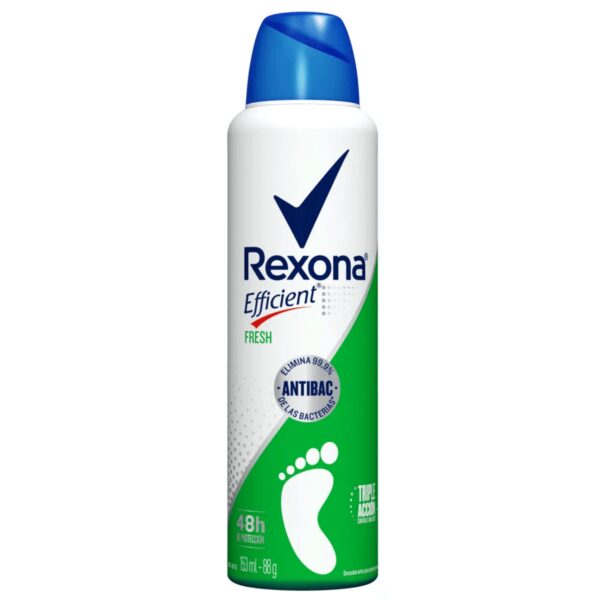REXONA EFFICIENT FRESH DESODORANTE PÉDICO EN AEROSOL 153ml