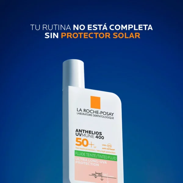 LA ROCHE-POSAY ANTHELIOS UVMUNE 400 ULTRA FLUIDO OIL CONTROL FPS50+ COLOR 50ml - Imagen 5