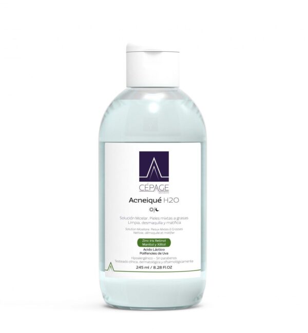 CÉPAGE ACNEIQUÉ H2O LOCIÓN MICELAR DE LIMPIEZA 245ml