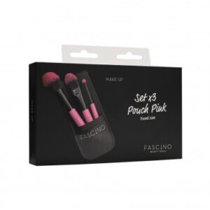 FASCINO SET DE BROCAS POUCH PINK