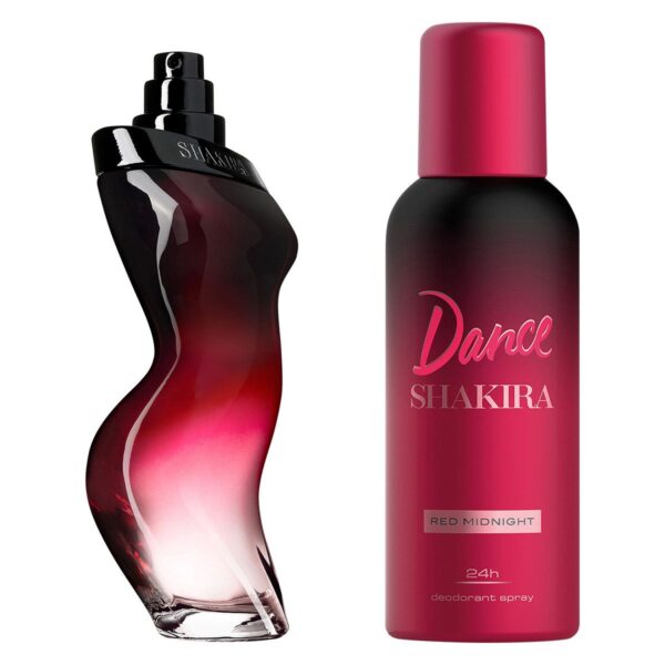 SHAKIRA RED MIDNIGHT EDT 80ml + DEO 150ml ESTUCHE - Imagen 2