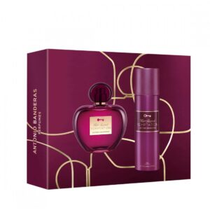 ANTONIO BANDERAS HER SECRET TEMPTATION EDT. 80ml + DEO 150ml COFRE