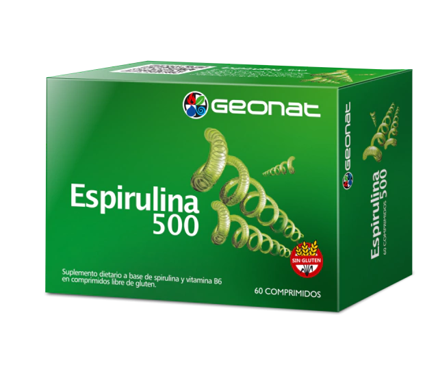 GEONAT ESPIRULINA 500 60 comprimidos