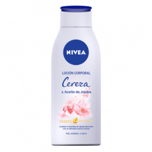 NIVEA LOCIÓN CORPORAL CON ACEITE DE JOJOBA & CEREZA 400ml