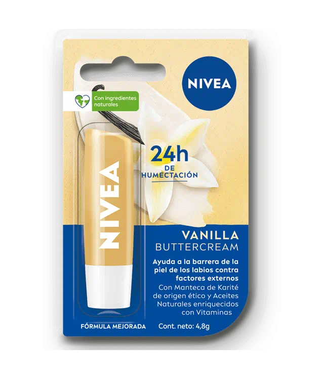 NIVEA BÁLSAMO LABIAL VAINILLA BUTTERCREAM 4,8gr