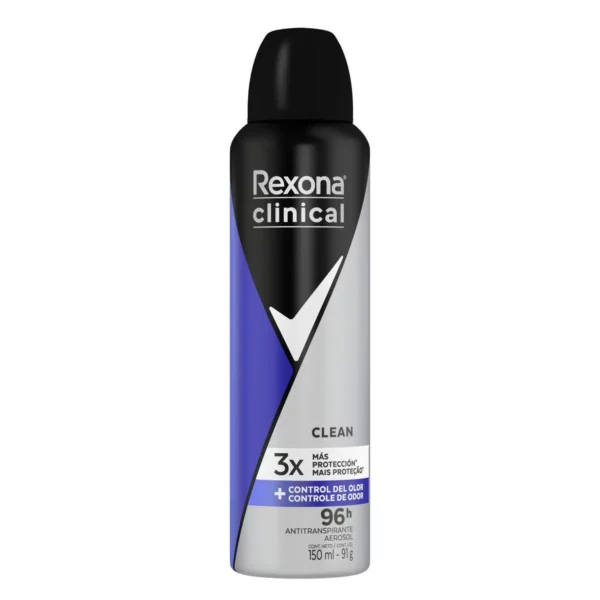 REXONA MEN CLINICAL CLEAN ANTITRANSPIRANTE EN AEROSOL 150ml