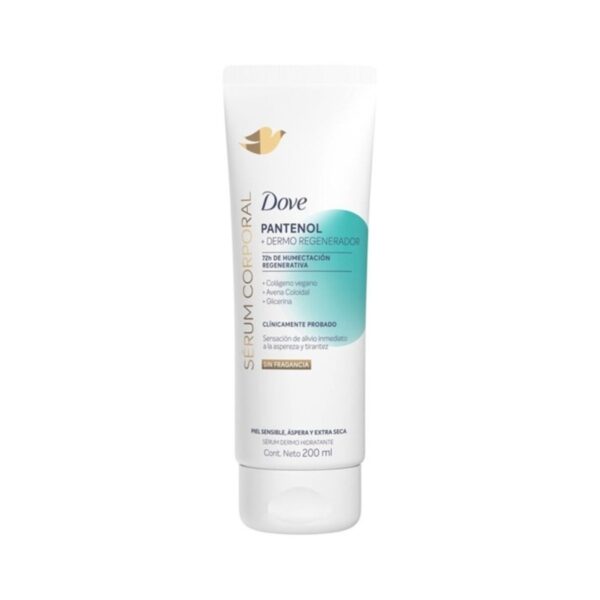 DOVE SÉRUM CORPORAL PANTENOL PIEL SENSIBLE Y EXTRA SECA 200ml