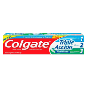 COLGATE TRIPLE ACCIÓN CREMA DENTAL 90gr
