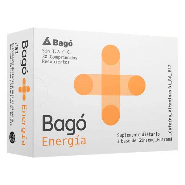 BAGÓ+ ENERGÍA 30comprimidos - Imagen 2