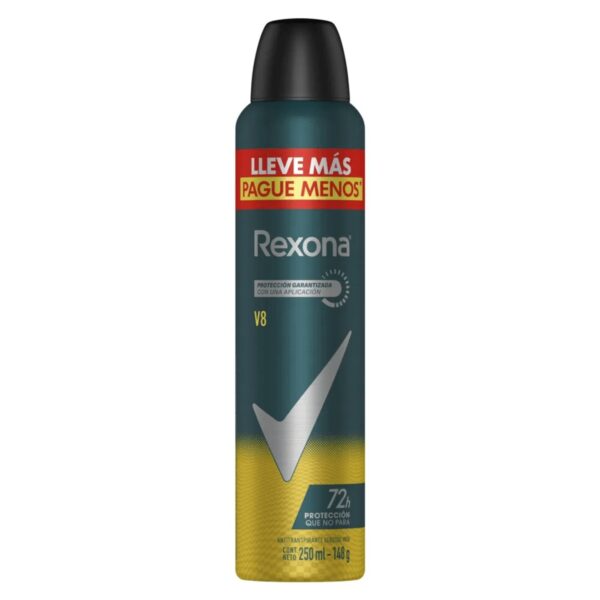 REXONA MEN V8 ANTITRANSPIRANTE EN AEROSOL 250ml