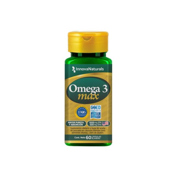 INNOVANATURALS OMEGA 3 MAX 60 cápsulas