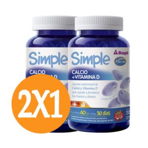 BAGÓ SIMPLE CALCIO + VITAMINA 60 pastillas de goma