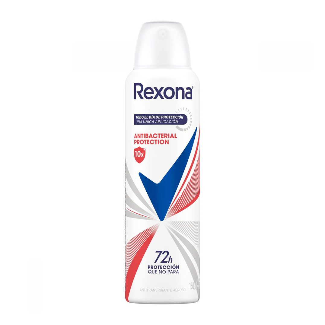 REXONA WOMEN ANTITRANSPIRANTE EN AEROSOL ANTIBACTERIAL 150ml