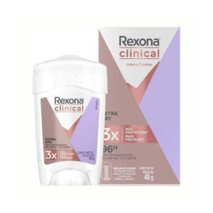 REXONA WOMEN CLINICAL EXTRA DRY ANTITRANSPIRANTE EN CREMA  48gr