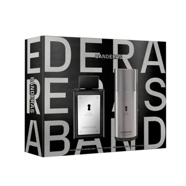ANTONIO BANDERAS THE SECRET FOR MEN EDT 100ml + DEO 150ml (COFRE)