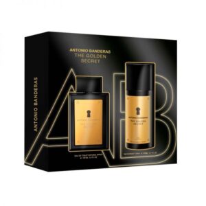 ANTONIO BANDERAS THE GOLDEN SECRET EDT 100ml + DEO 150ml (COFRE)