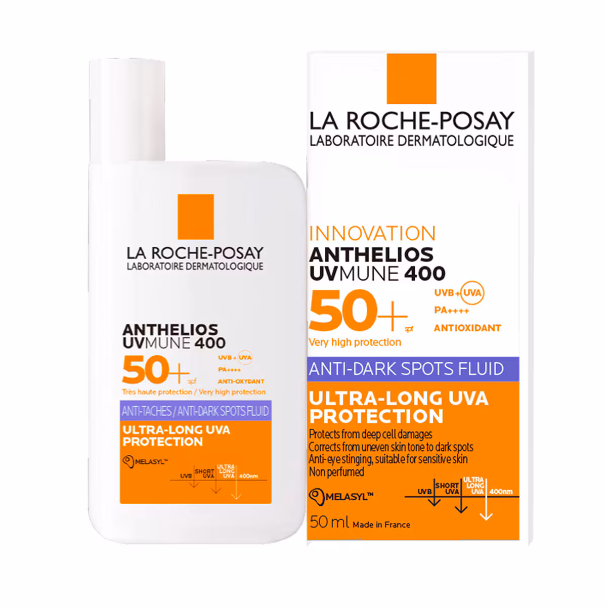 LA ROCHE-POSAY ANTHELIOS UV MUNE 400 FPS50 ANTI-MANCHAS 50ml - Imagen 2