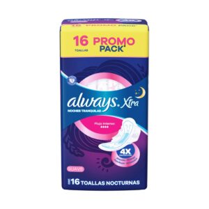 ALWAYS XTRA NOCHES TRANQUILAS SUAVE 16 unidades