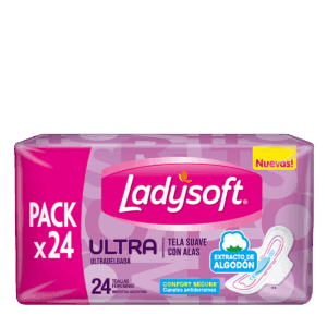 LADYSOFT ULTRA DELGADAS SUAVE 24 unidades