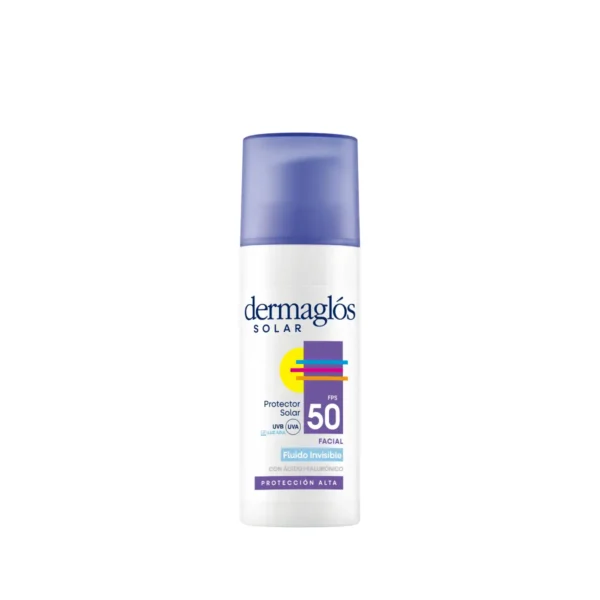 DERMAGLÓS SOLAR FACIAL FLUIDO SIN COLOR FPS50 50gr