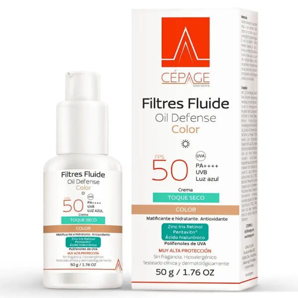 CÉPAGE FILTRES FLUIDE OIL DEFENSE COLOR FPS50+  50ml - Imagen 2