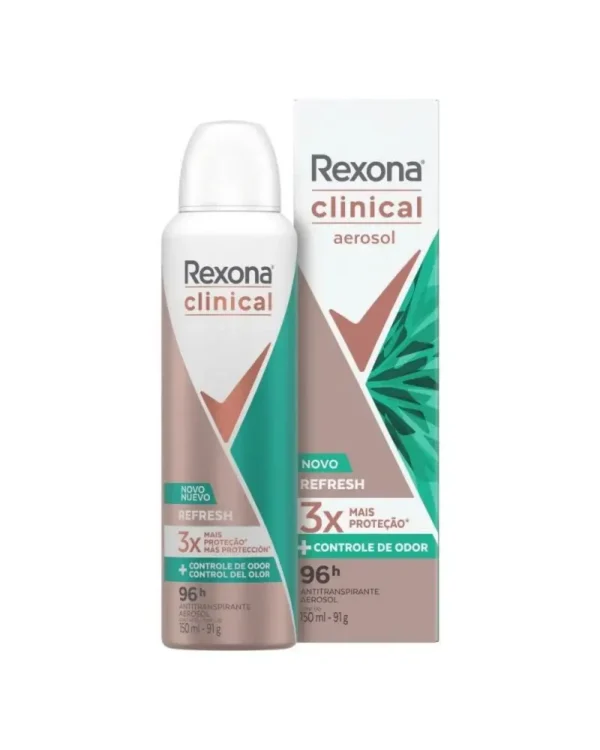 REXONA WOMEN CLINICAL REFRESH ANTITRANSPIRANTE EN AEROSOL 150ml