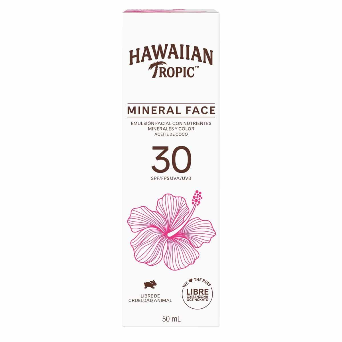 HAWAIIAN TROPIC FACIAL MINERAL FPS30 50 ml - Imagen 2