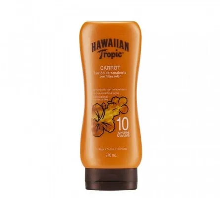 HAWAIIAN TROPIC ACEITE PROTECTOR CARROT LOCIÓN FPS10 240ml