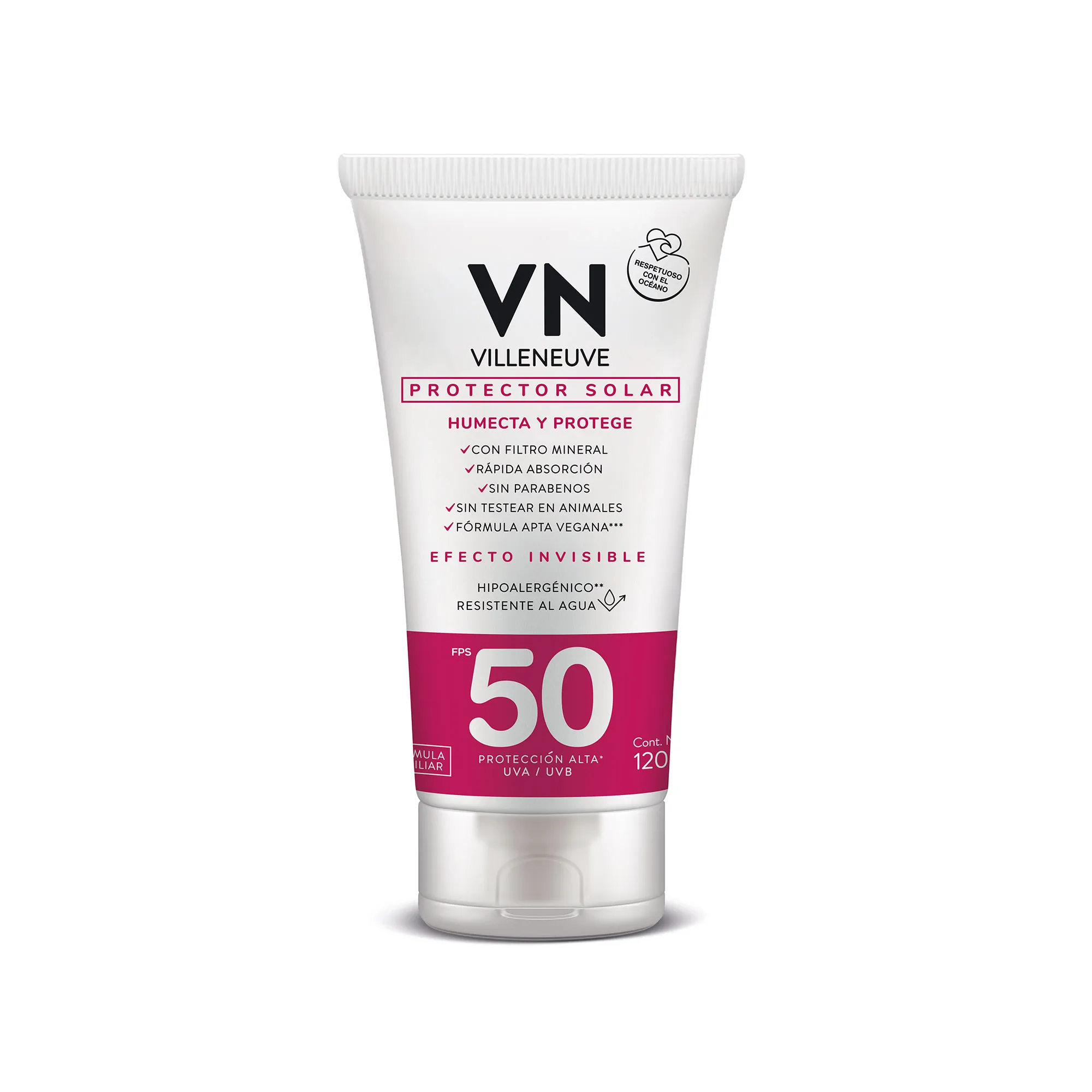 VN PROTECTOR SOLAR EN CREMA FPS50 120 ml