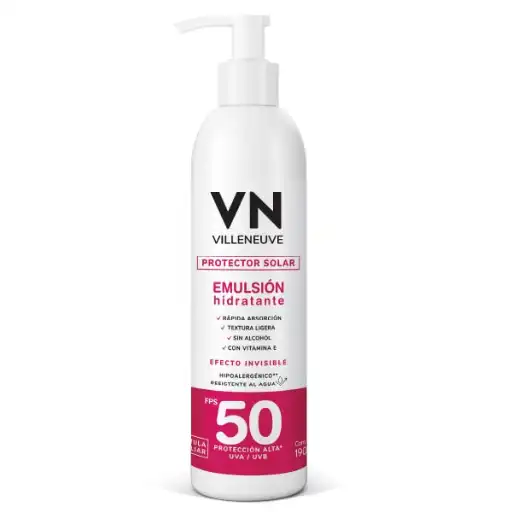 VN PROTECTOR SOLAR EMULSIÓN HUMECTANTE FPS50 190ml