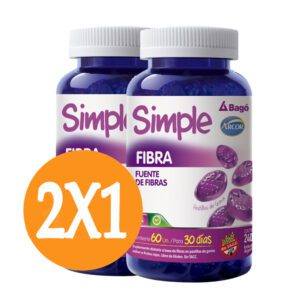 BAGÓ SIMPLE FIBRA 60 pastillas de goma