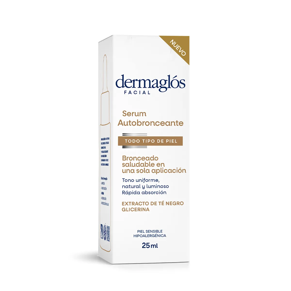 DERMAGLÓS SERÚM FACIAL AUTOBRONCEANTE 25ml - Imagen 2