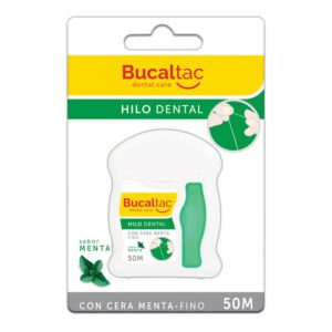 BUCAL TAC HILOS DENTAL CON CERA SABOR MENTA 50mts