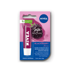 NIVEA BÁLSAMO LABIAL BLACKBERRY SHINE