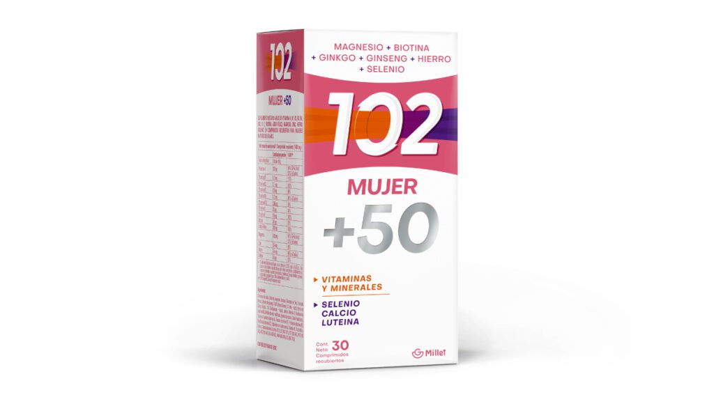 102 MUJER +50 30 comprimidos