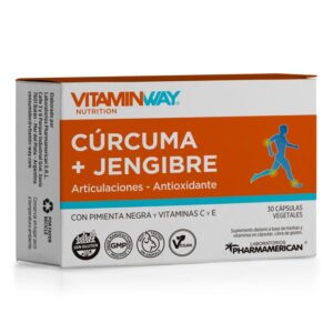 VITAMIN WAY CURCUMA + JENGIBRE CON PIMIENTA 30 cápsulas